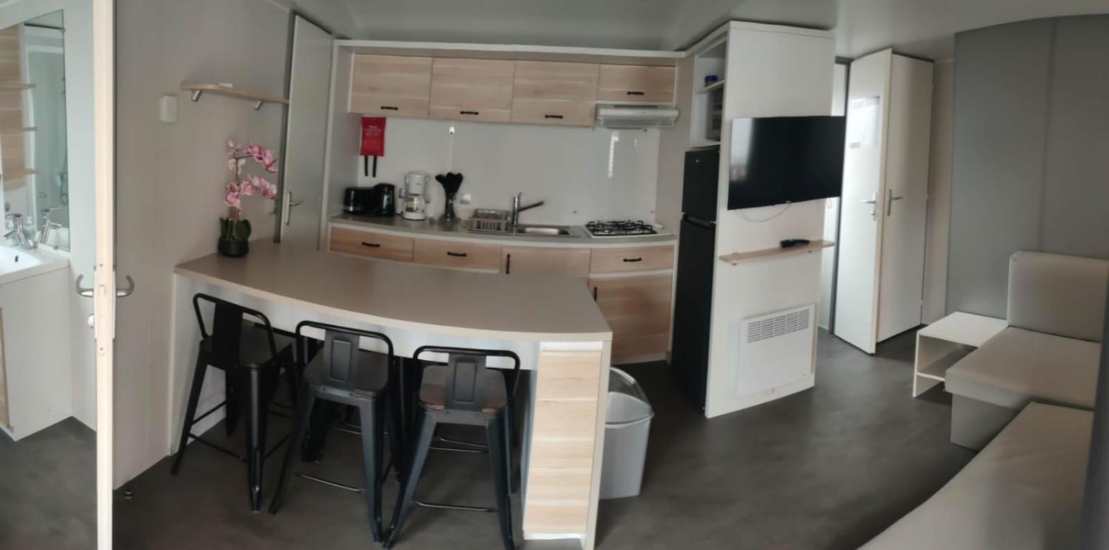 Mobilhome 6-8 Personnes Camping Les Viviers 4 Etoiles Cap Ferret Lège-Cap-Ferret Exterior foto